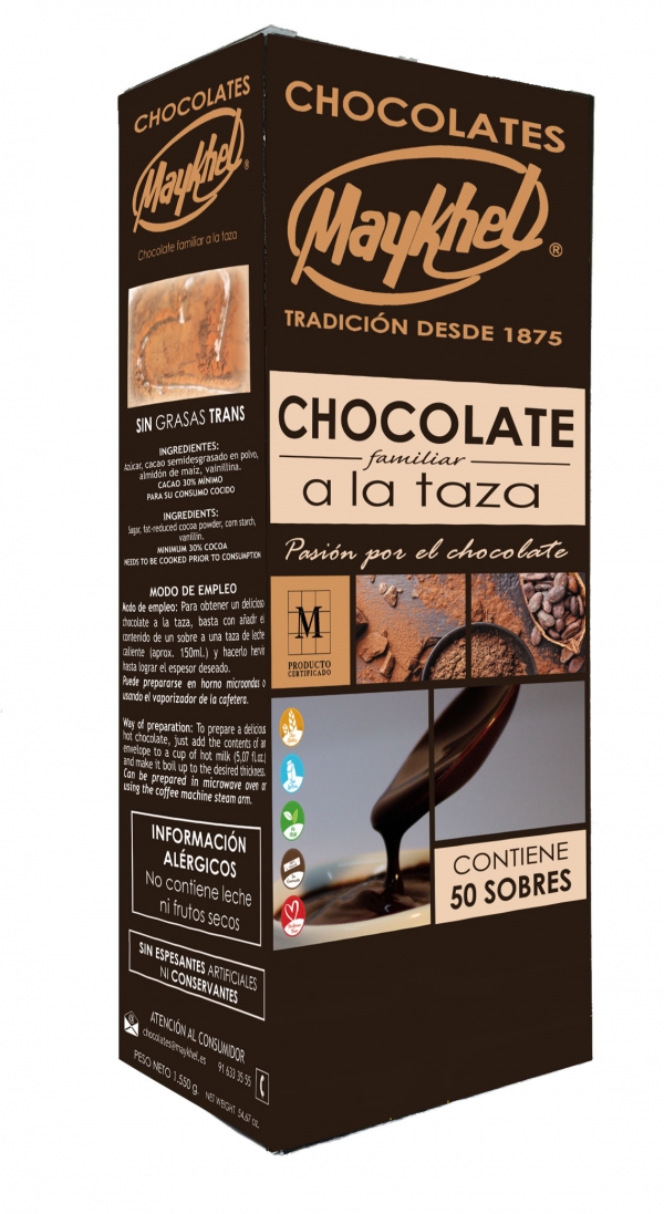 CHOCOLATE MAYKHEL A LA TAZA 50 SOBRES