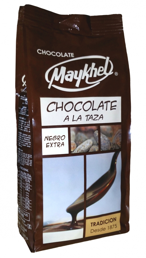 CHOCOLATE MAYKHEL A LA TAZA NEGRO EXTRA BOLSA 1 KG