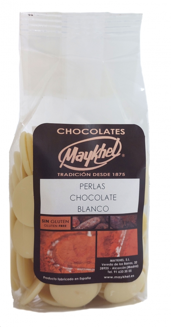 PERLAS CHOCOLATE BLANCO  150 G.